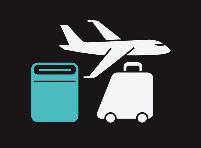 공항 탑승 전 보조배터리 기내 반입 규정을 확인하는 안내 이미지